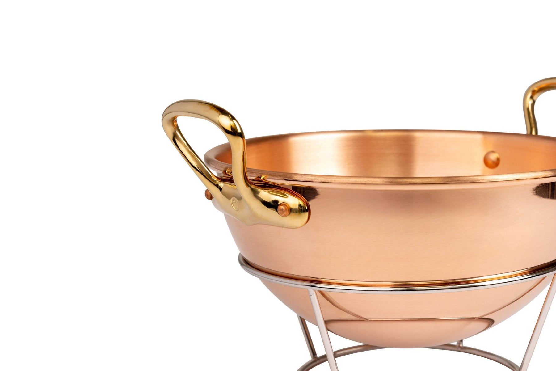 Mauviel M'Passion Copper Egg White Beating Bowl With Ring, 5-qt, Made in  France
